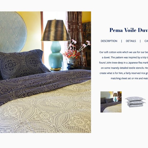 Pema Voile Duvet Set - Picture 2 of 8